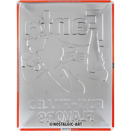 Blechschild Fanta Blondine 3